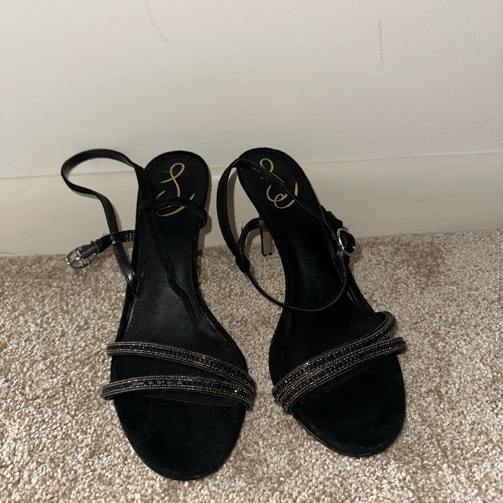 Joie Black Strappy Heels